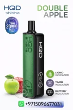 HQD SHISHA 20000 PUFFS Double Apple