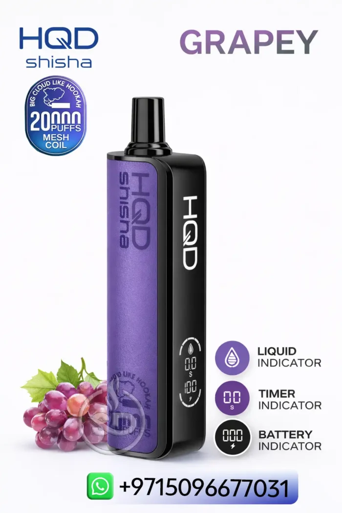 HQD Shisha 20000 Puffs Disposable Vape - (Big Clud Like Hookah) HQD Shisha 20000 Puffs Disposable Vape - (Big Clud Like Hookah)