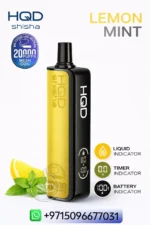 HQD SHISHA 20000 PUFFS Lemon Mint