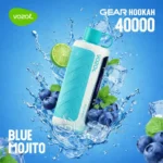 Vozol Gear Hookah 40000 Puffs Blue Mojito