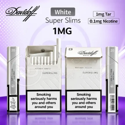 Davidoff White Super Slims 1mg