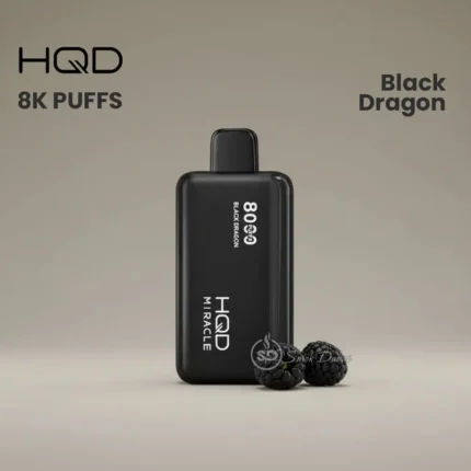 HQD MIRACLE 8,000PUFF 0MG Black Dragon
