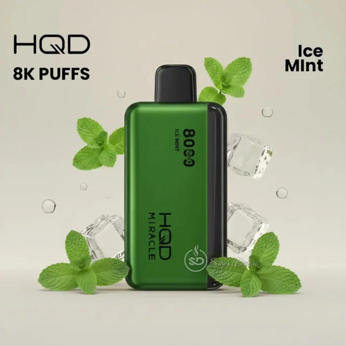 Buy HQD Miracle 8000 Puffs Zero Nicotine Vape in Dubai
