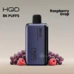 HQD MIRACLE 8,000PUFF 0MG Raspberry grape