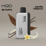 HQD MIRACLE 8,000PUFF 0MG Vanilla Tobacco
