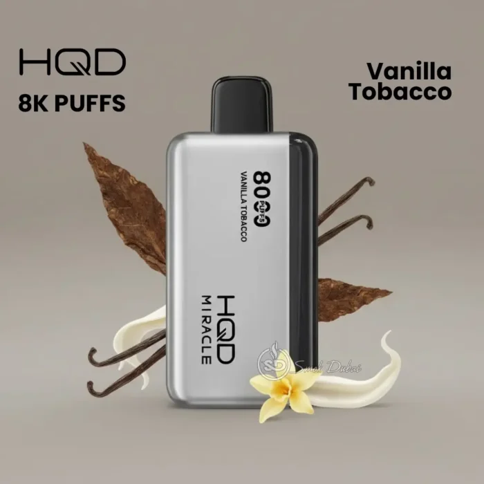 Buy HQD Miracle 8000 Puffs Zero Nicotine Vape in Dubai