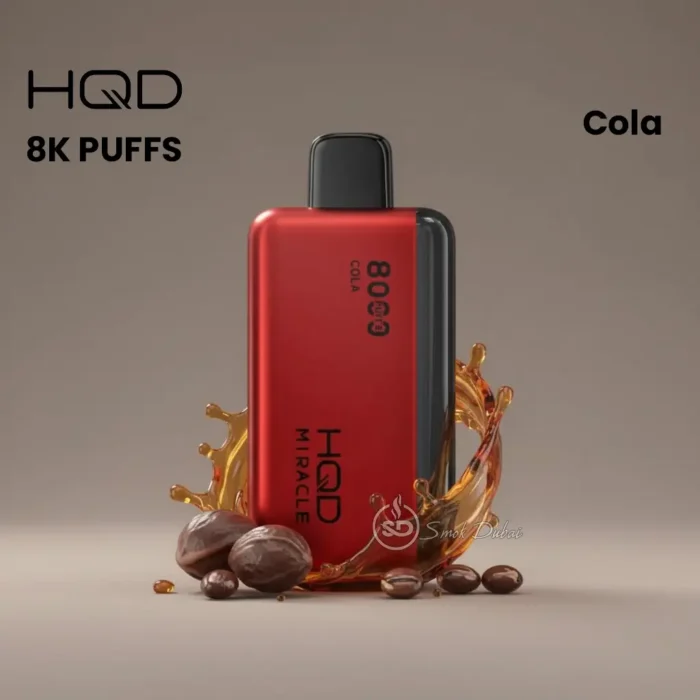 Buy HQD Miracle 8000 Puffs Zero Nicotine Vape in Dubai