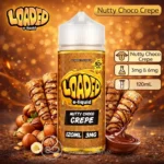 LOADED Nutty Choco Crepe Vape JUICE 120ML-3mg E-liquid