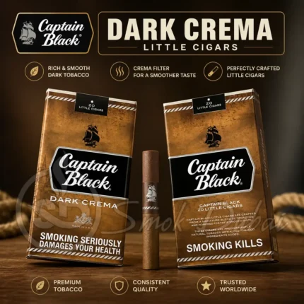 Captain Black Dark Crema Little Cigars In Dubai