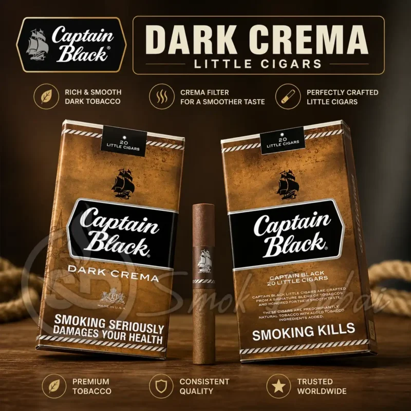 Captain Black Dark Crema Little Cigars In Dubai
