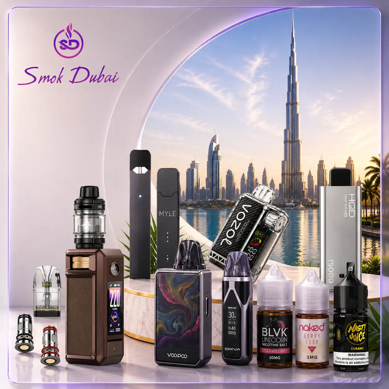 Vapes, Pods and E-liquids