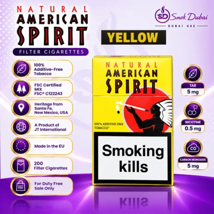 American Spirit Yellow cigarettes